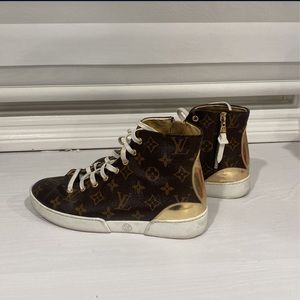 Louis Vuitton Authentic High Top Shoes